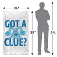thumbnail image 5 of Blues Clues Blanket, 36"x58" Get A Clue Silky Touch Super Soft Throw Blanket, 5 of 6