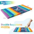 thumbnail image 4 of J4K Collections Big Pop, Fidget, Sensory Chess Board Push Bubble Popper Board Game, 2 pieces multicolor poppers, 4 of 9