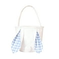 thumbnail image 2 of Kbndieu Easter Basket, Easter Egg Hunt Bunny Baskets for Kids Boys Girls, Easter Buckets with Cute Rabbit Ears, Easter Tote Bags for Easter Decorations Candy Gifts, 2 of 6