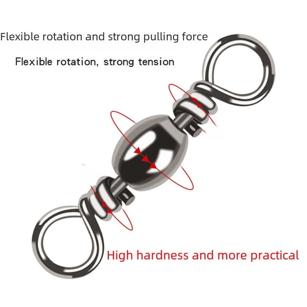 Conector giratorio modelo de anillo en forma de ocho de acero al carbono, pasador rápido grande de alta velocidad, anillo en forma de 8