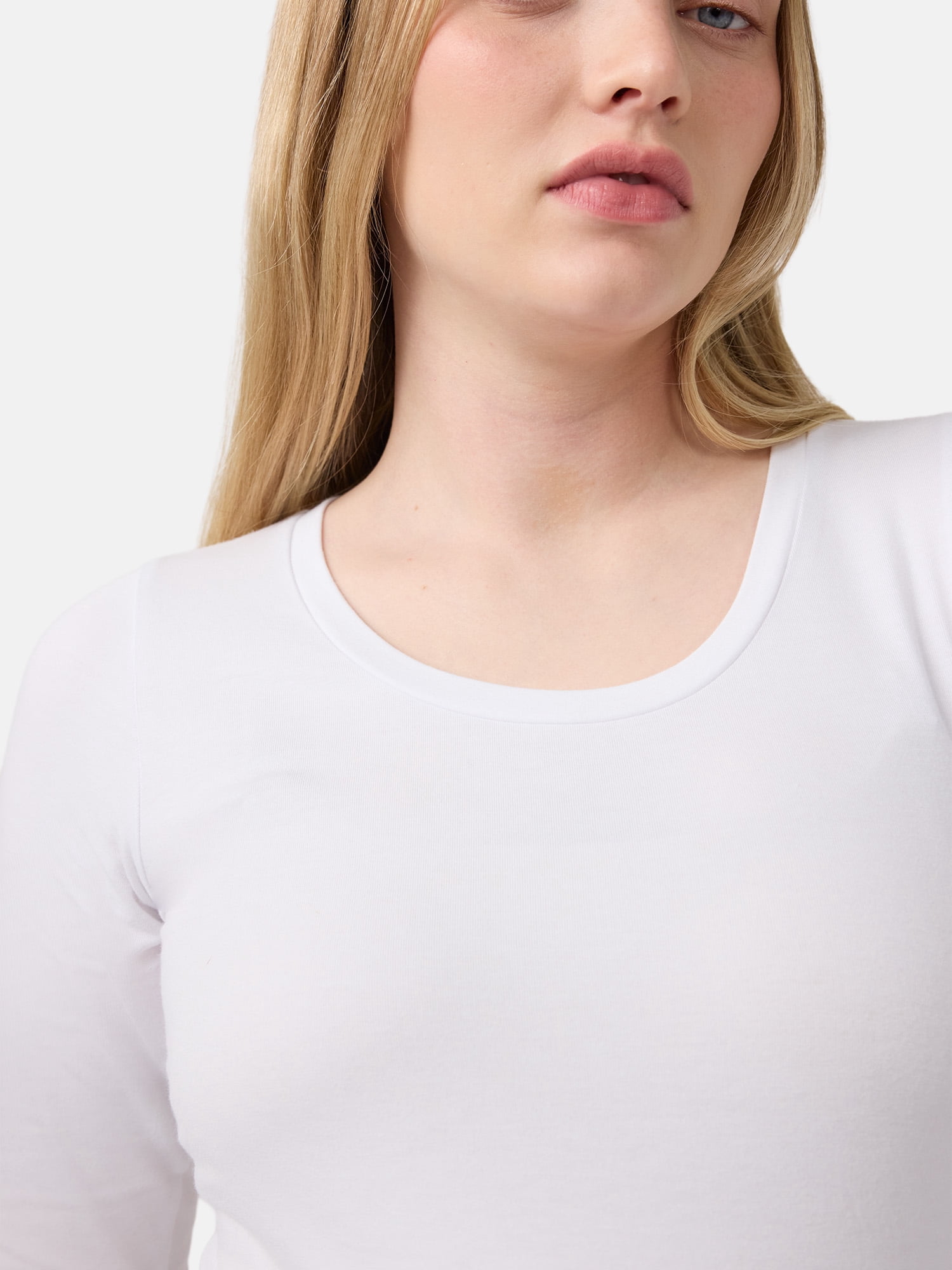 Ingrid & Isabel For Every Belly Women's Maternity Scoop Tee with Long Sleeves, Sizes S-XXL