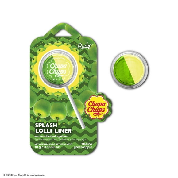 RUDE Delineador de Ojos Activado Chupa Chups Splash Lolli-Liner Green Apple