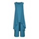 thumbnail image 4 of Puntoco Moda Mujer Verano Cuello Cuadrado Sólido Casual Sin Mangas top+Pantalón Conjunto Liquidación Puntoco Puntoco-4047, 4 of 6