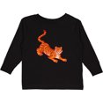 thumbnail image 3 of Inktastic Tiger Boys or Girls Long Sleeve Toddler T-Shirt, 3 of 5