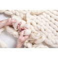 thumbnail image 3 of Wool Roving 1 lb Shep's Wool SOFT MERINO Wool for Spinning Hand Spinning Wool for Felting Wool Top Roving Spinning (1lb) Needle Felting Wool Wool Roving White Wool Roving, 3 of 5