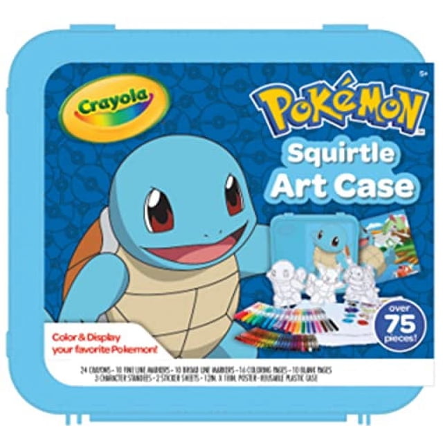 Estuche para Colorear Pokémon Squirtle Crayola más de 71