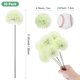 thumbnail image 3 of Uxcell Flores de Bola de Crisantemo Artificial, Ramos de Seda de Hortensia Falsos para el Hogar/Boda Verde Otoño 30 Pack, 3 of 7