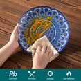 thumbnail image 4 of Malacasa 12 Pcs Dinnerware Sets, Ceramic Plates and Bowls Set, Porcelain Tableware Dishwasher Microwave Safe, Serves for 4 People, Colorful 2, 4 of 10