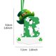 thumbnail image 1 of Colgante de sombrero navideño con 26 letras en inglés, 1 of 6
