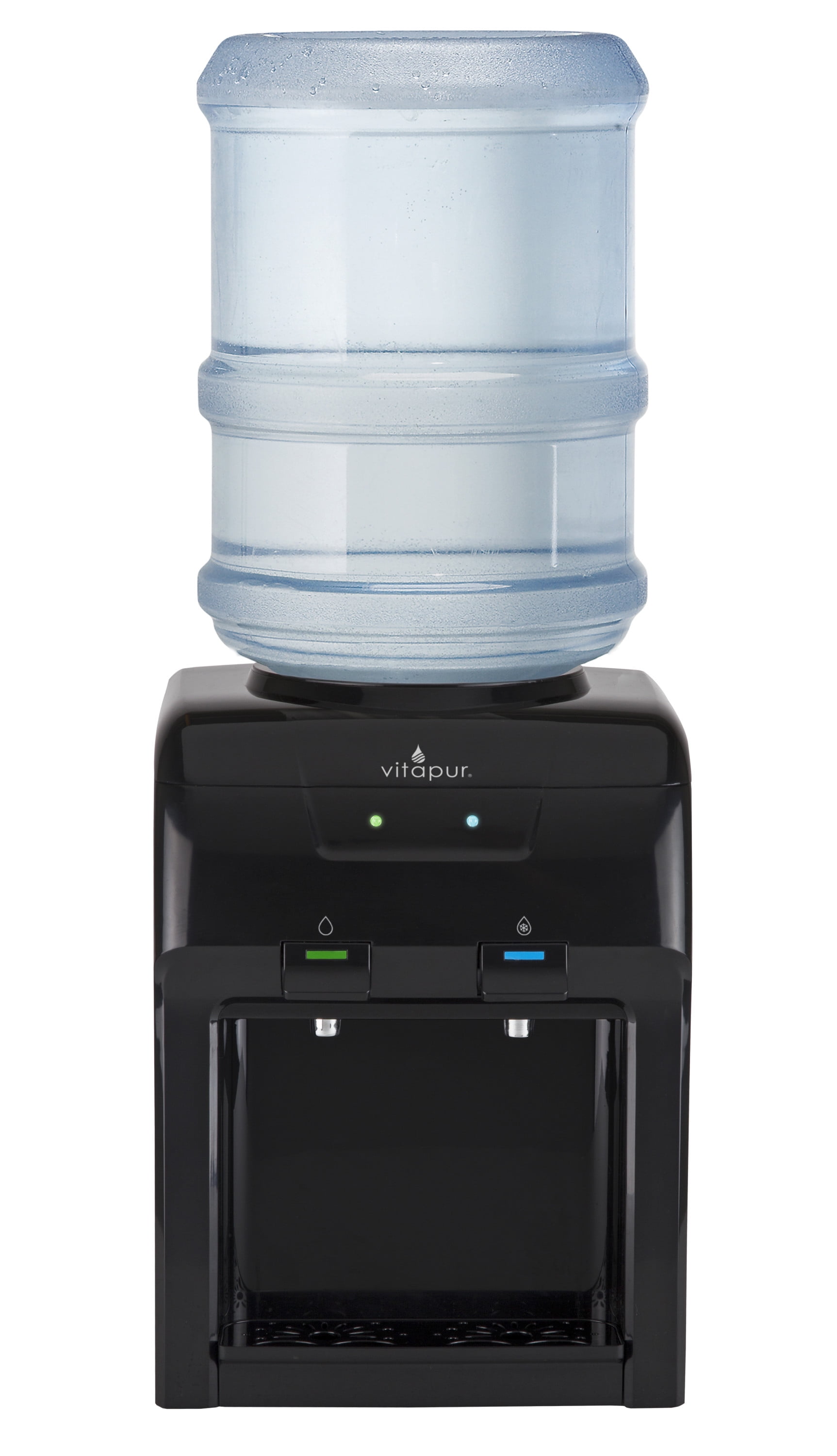 Vitapur Countertop Room and Cold (42.8°F - 46.4°F) Water Dispenser Black