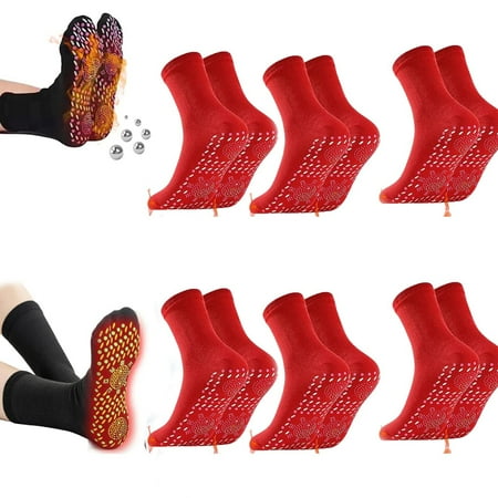 

DENGDENG Women s Heated Socks Ankel High Foot Heating Womens Winter Socks
