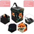 thumbnail image 2 of Fox Foldable Car Garbage Can with Lid, Leak-proof Hanging Storage Bag - Mini Trash Can for Car, 2 of 6