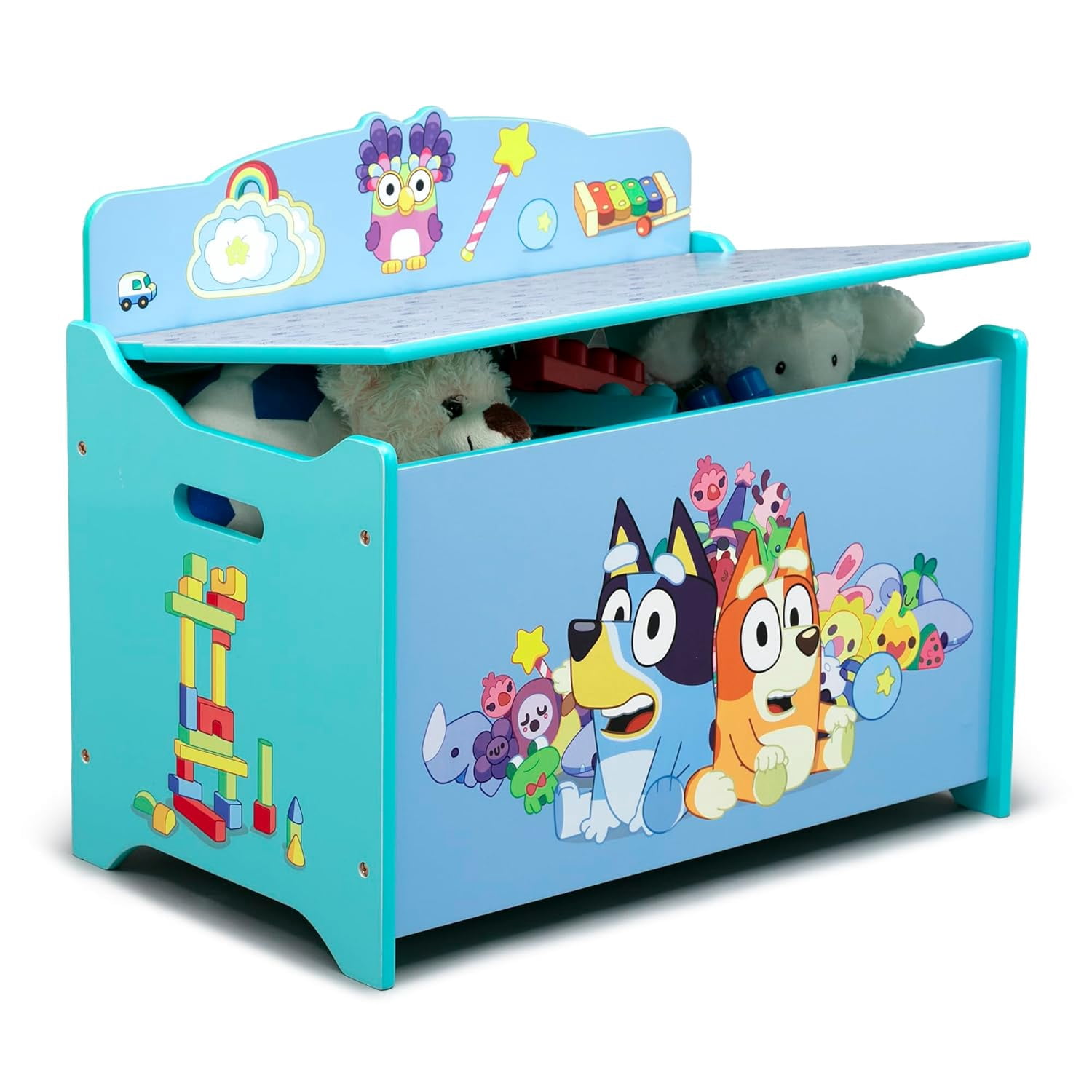 Deluxe Toy Box with Slow-Closing Lid for Kids Room Storage