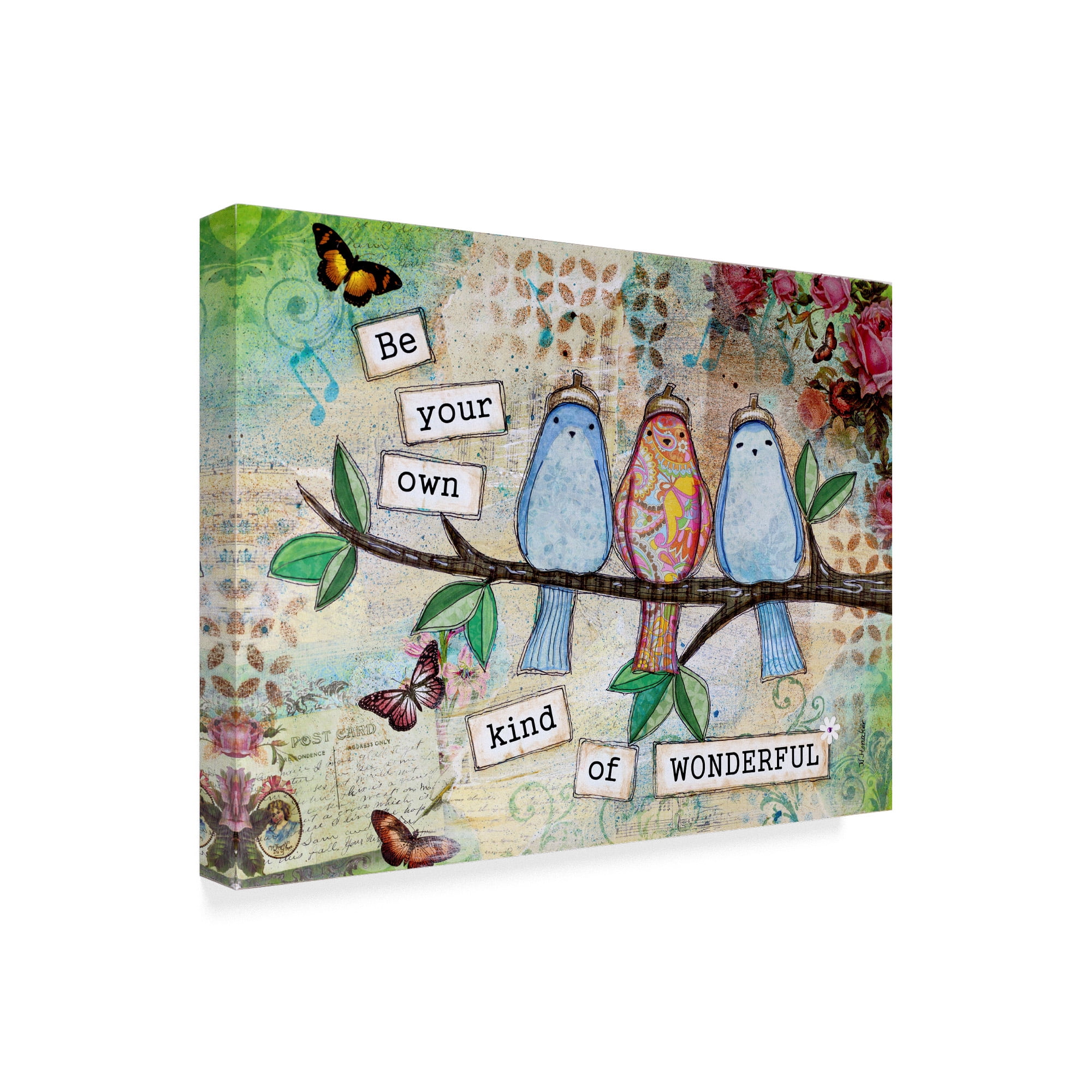 Trademark Fine Art 'Kind Of Wonderful' Canvas Art by Let Your Art Soar