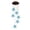 C, variant on Solar Paw Print LED Wind Chime,Multicolor Glow Light for Patio,Balcony,Garden,Outdoor Decor,Pet Lover Housewarming Holiday Present