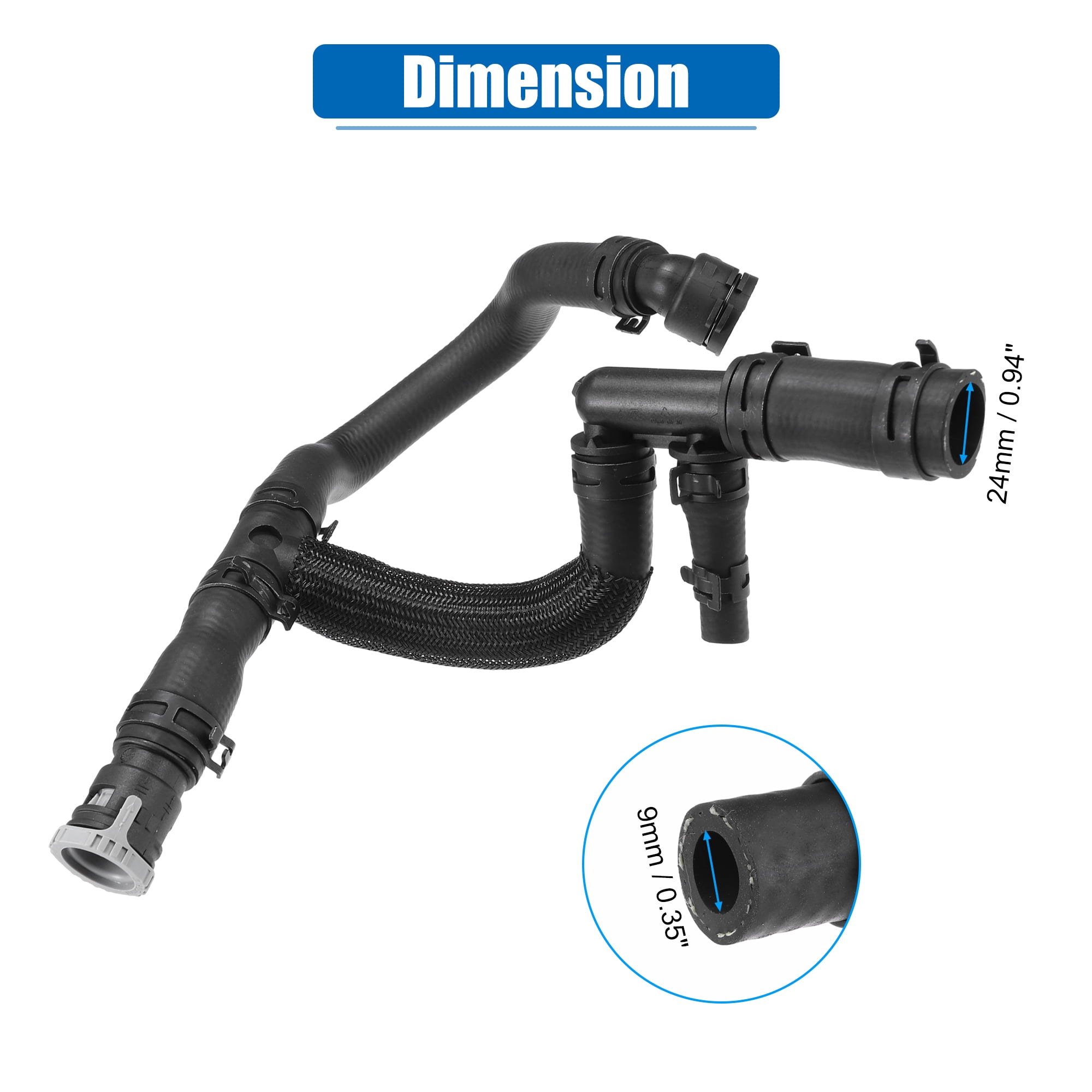 Unique Bargains HVAC Heater Hose for for Ford Escape 1.6L L4-Gas 2013-2016