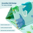 thumbnail image 3 of Wildkin Baby Play Mat - Large Folding Foam Play Mat for Infants, Babies, Toddlers, Waterproof, Double-sided (70" x 59") - Dinosaur Land, 3 of 6