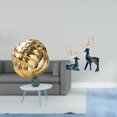 thumbnail image 2 of 3 Pieces Yarn Ball Ornament Ceramic Figurine Elk Deer Statue Unique Decor for Living Room Office Entryway Tabletop, 2 of 8
