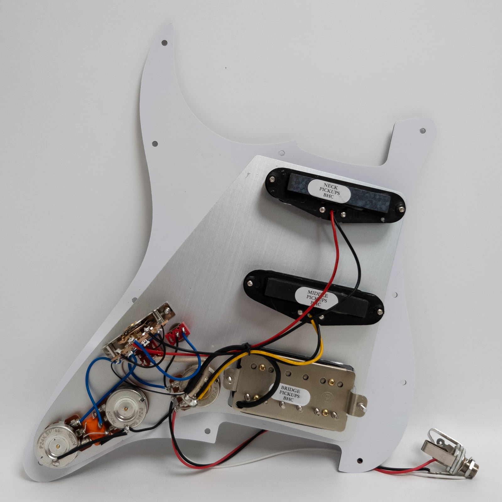 SSH Guitar Prewired Loaded Pickguard, with Alnico 5 Humbucker & single coil Pickup, For Fender Strat Guitar