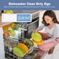 thumbnail image 3 of Dishwasher  Clean Dirty Sign, Easy To Read Sturdy Dishwasher Clean Dirty Indicator  for Kitchen Type 1,Type 2, 3 of 7