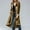 Khaki, variant on Miqool Long Velvet Cardigan for Women Elegant Open Front Long Sleeve Loose Jacket Outerwear Back Split Duster Coat with Pockets