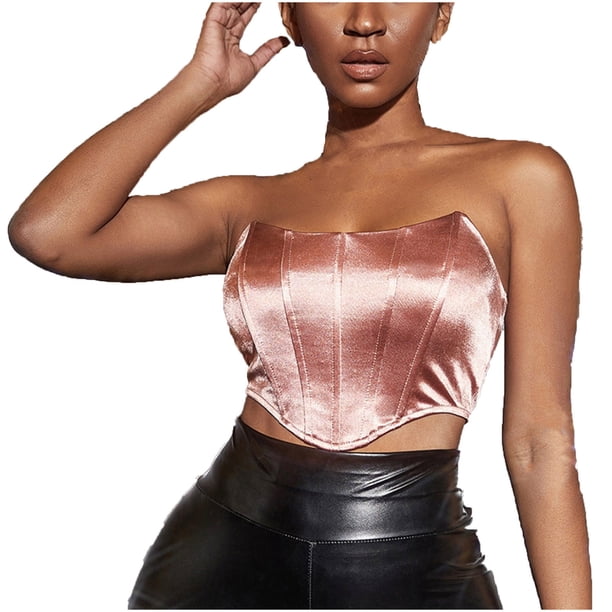 Moda mujer Slim Slit Color sólido Retro recortado ombligo All-match One-Neck Wrap Tops blusa Fridja qr1945