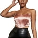 thumbnail image 1 of Moda mujer Slim Slit Color sólido Retro recortado ombligo All-match One-Neck Wrap Tops blusa Fridja  qr1945, 1 of 7