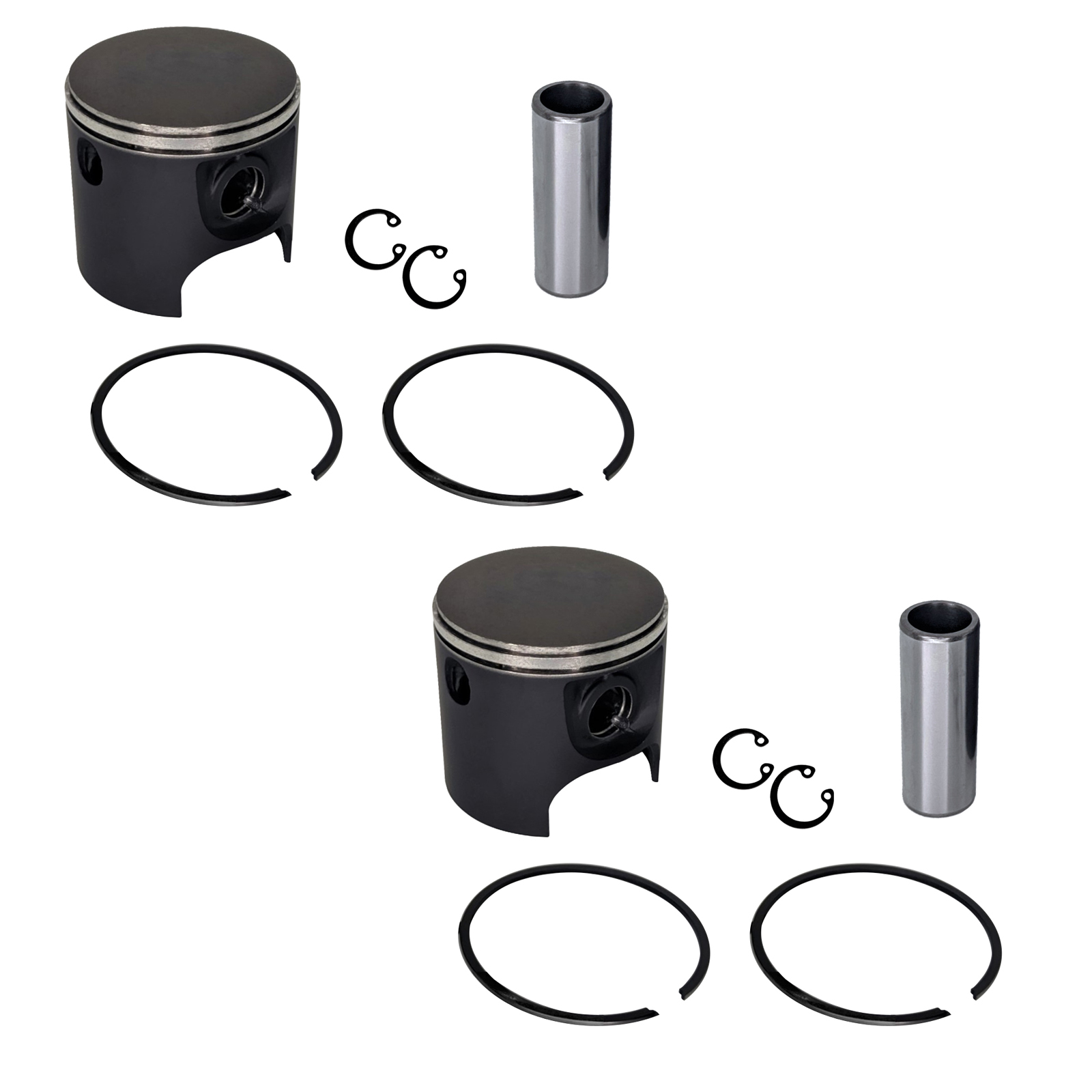 Namura, NW100001, 2 Piston Kits for SeaDoo fits Many 19901996 580