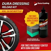 Dura-Coating Technology Tire Dressing Re-Load Kit, Car Tire Shine, High Gloss Protection & Renewal, XXL 16oz