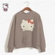 thumbnail image 1 of Sudaderas de mujer 2024, suéteres coreanos dulces de cuello redondo, sudaderas gruesas de otoño HELLO KITTY, sudaderas holgadas de color caramelo, ropa de mujer y2k, 1 of 5