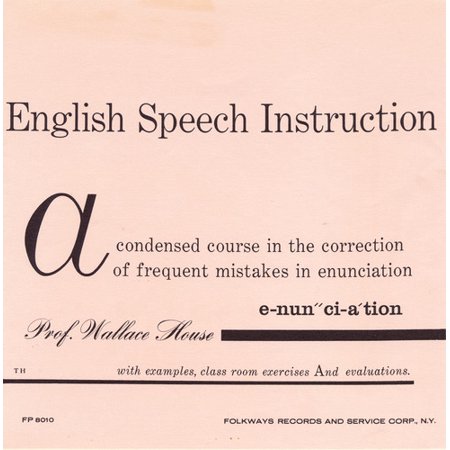 Sounds of Spoken English: English Speech