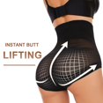 thumbnail image 4 of Braguitas moldeadoras de cintura alta para mujer, moldeadoras de cintura alta para control de abdomen, cómodas bragas moldeadoras de cuerpo, XL, negro, 4 of 4