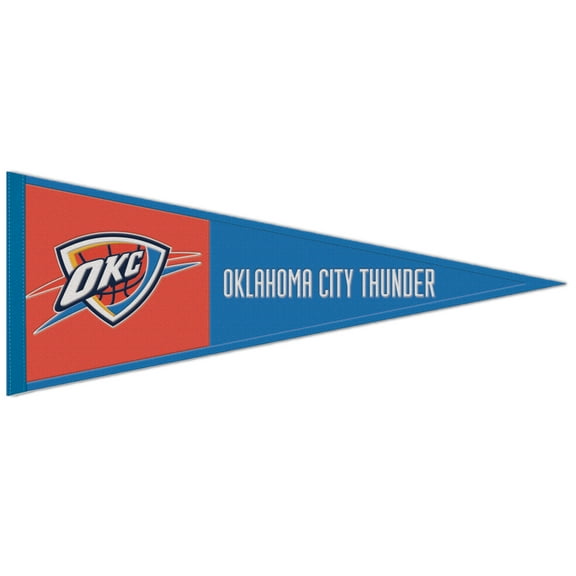 WinCraft Oklahoma City Thunder 13" x 32" Wool Primary Logo Pennant