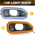 thumbnail image 4 of AMERICAN MODIFIED Fog Light Covers w/Turn Signal for 18-24 Jeep Wrangler JL, 4 of 8