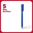 thumbnail image 3 of Staples TRU RED Quick Dry Gel Pens Fine Point 0.5mm Blue 5/Pack TR54469, 3 of 10