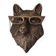 thumbnail image 2 of Joernso Vintage Animal Head Wall Decoration Home Office Living Room Wall Art Resin Bear Fox Mouse Deer Rabbit Figurine Statue Sculpture Wall Ornament, 2 of 8
