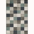 thumbnail image 2 of Contemporary Tile Plush Polypropylene Indoor Runner Rug, 8' x 10', Rivulet, 2 of 8