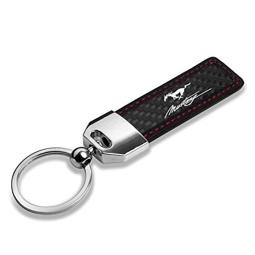 Ford Mustang Double Sided Metal Keychain USA