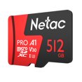 thumbnail image 4 of 512GB Netac P500 Pro microSDXC CL10 UHS-I U3 V30 A1 Memory Card w/ SD Adapter, 4 of 5