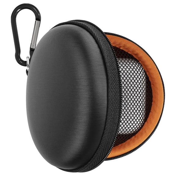 Geekria Shield Headphones Case for In-Ear Headphones, Replacement Hard Shell Travel Carrying Bag with Cable Storage, Compatible with JayBird, Boses SoundSport, Jabra Headsets (Black)