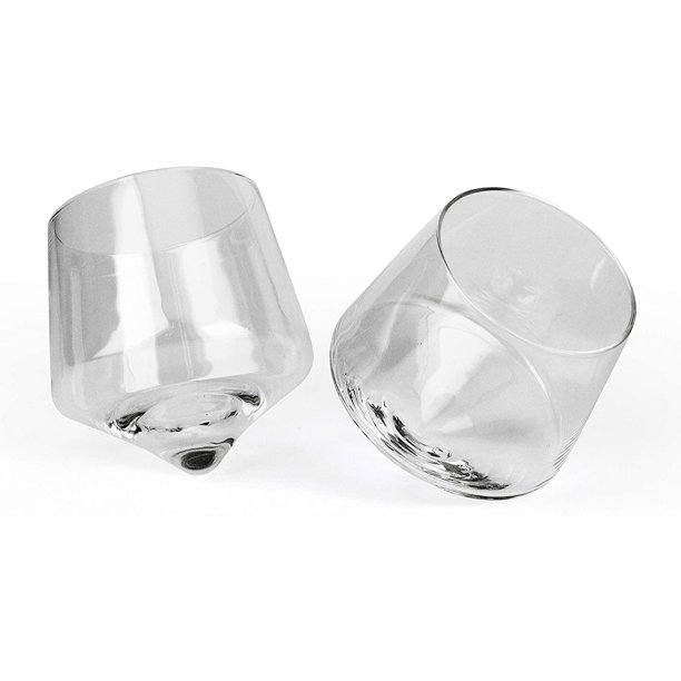 Rolling 6.3oz Whiskey Glasses Set of 2