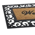 thumbnail image 3 of Achim Wrought Iron Rubber Doormat Fleur De Lis, 18" x 30", 3 of 4