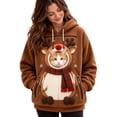 thumbnail image 4 of Aihuaihua Christmas Pet Pouch Hoodie, Cat Pouch Hoodie Unisex Christmas Sweatshirt Oversized Dog Cat Holder Carrier Front Large Pouch Pullover Top Christmas Gift for Women Men, 4 of 6