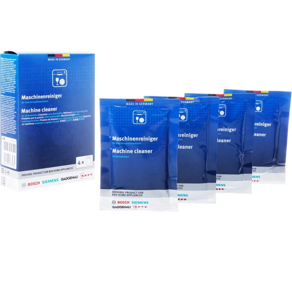 Bosch Dishwasher Cleaner 312477 (1 Pack of 4 Bags)