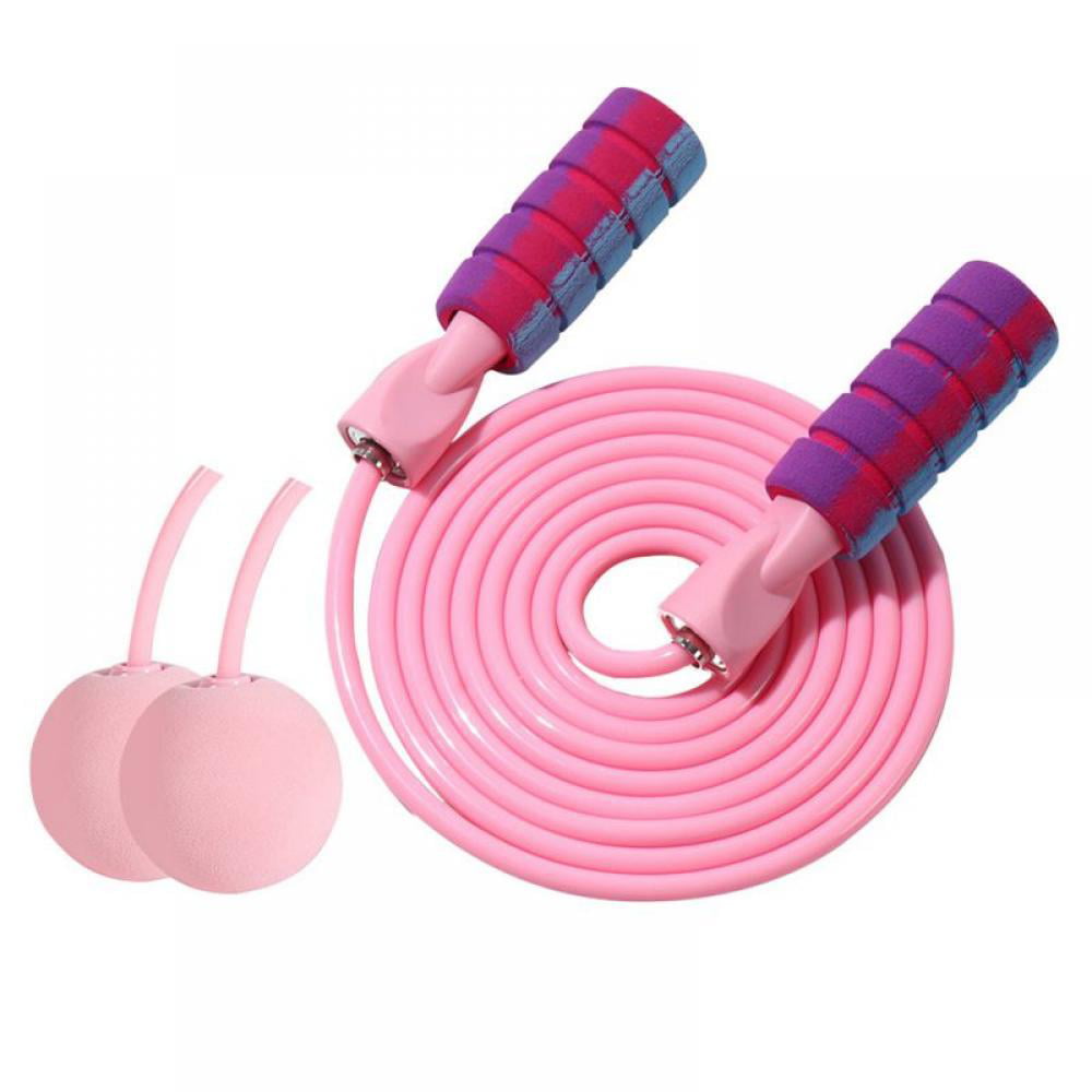 Plastic Skipping Rope PVC Speed Jump Rope Fitness Exercise Workout Jumping PINK 