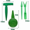 thumbnail image 2 of Juego de herramientas de jardinería de acero inoxidable de 4 piezas, minikit de jardinería, herramientas oxidadas para plantar en macetas, juego de jardinería de acero inoxidable que incluye desmaleza, 2 of 5