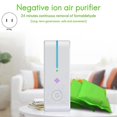 thumbnail image 2 of Plug In Air Purifier Compatible With Home Cleaner Small Air Ionizer Black Us Plug, 2 of 5