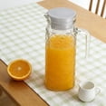 thumbnail image 6 of JHyouerji Plastic Pitchers,Clear Water Pitcher with Removable Lid,Juice Jug for Iced Tea Cold Hot Drink, 6 of 6