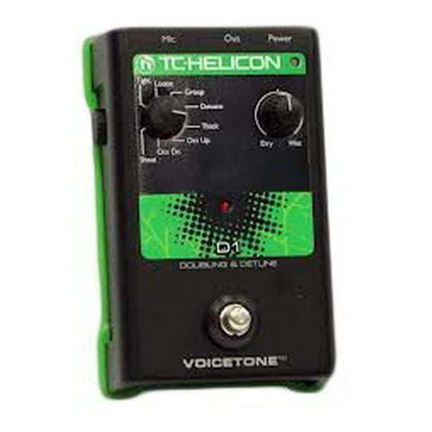 TC Helicon VoiceTone D1 Doubling and Detune Effect Pedal