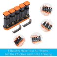 thumbnail image 3 of Adjustable Finger Exerciser, Hand Training Device For Guitar, Trumpet And Piano(orange), 3 of 5
